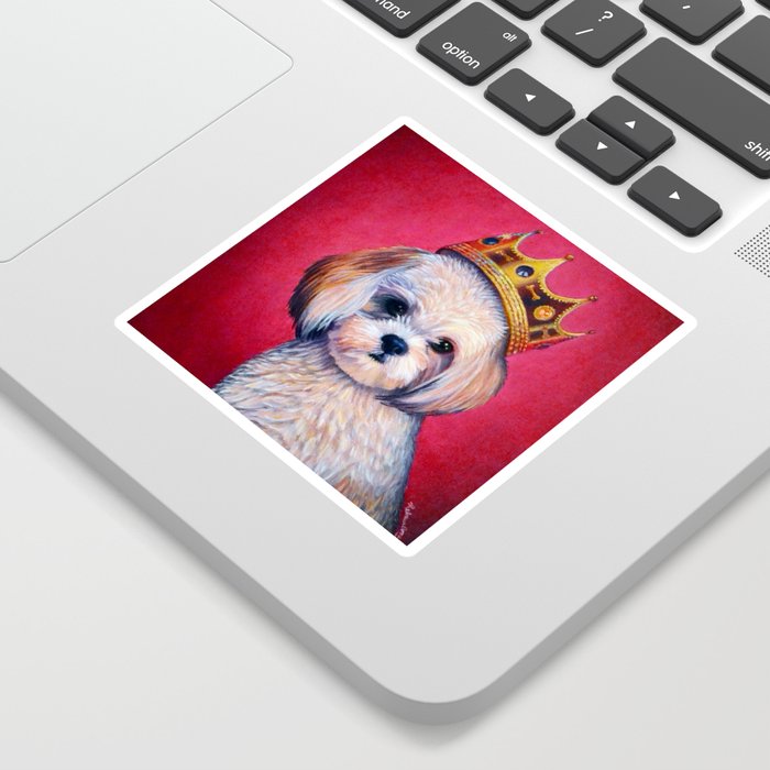 Shih-Tzu Pet Portrait - Animal Portrait Series Sticker
