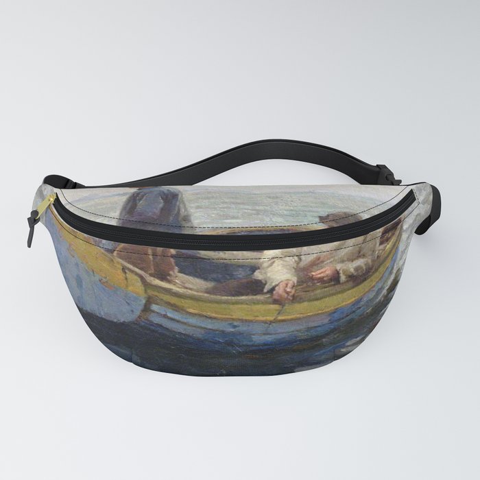 Fisherman vintage painting Fanny Pack