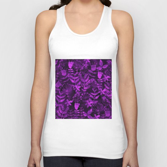 Abstract Botanical Garden II Unisex Tank Top