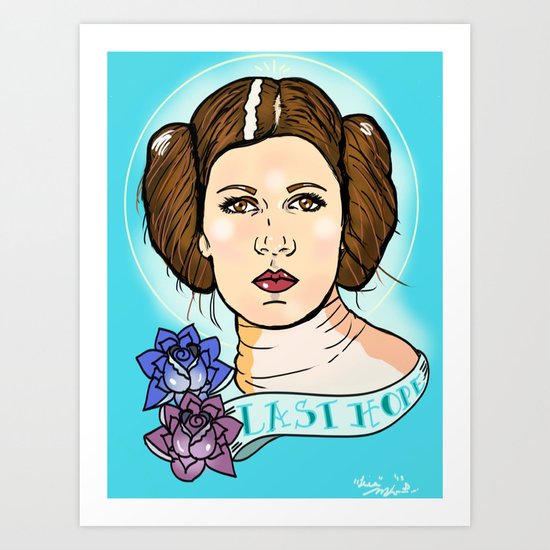 Leia Art Print