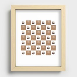 palm coconut Recessed Framed Print