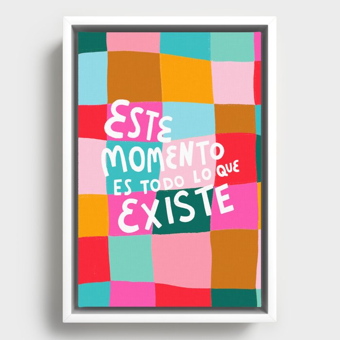 Momento Framed Canvas