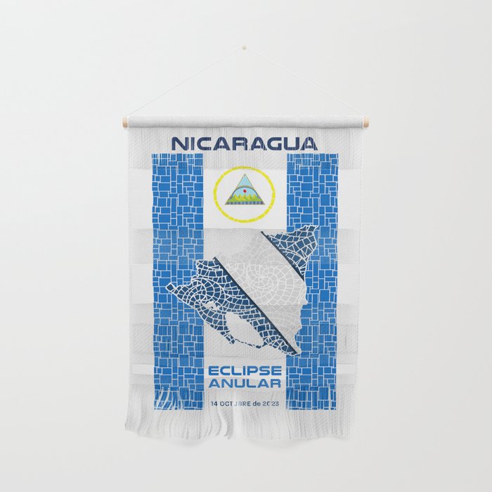 Nicaragua Annular Eclipse 2023 Wall Hanging