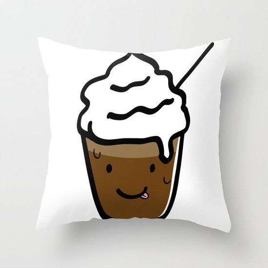 Frappuccino Throw Pillow