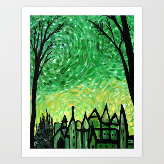Emerald City Art Print
