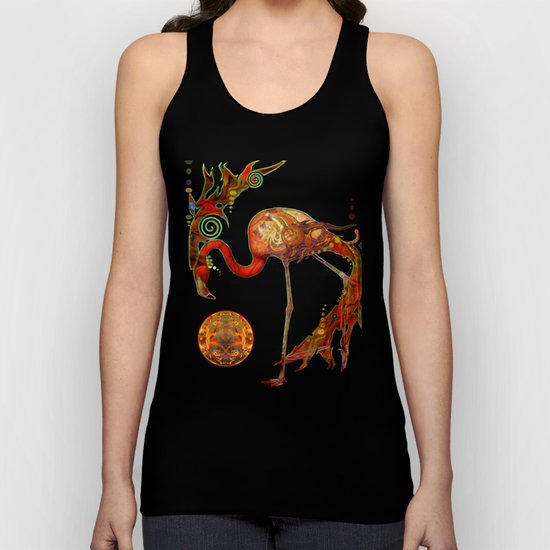 Flamingos Unisex Tank Top