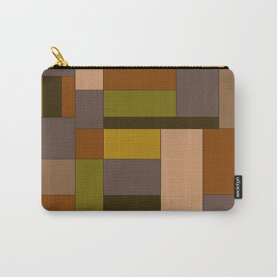 Abstract #370 Mondrian #6 Carry-All Pouch