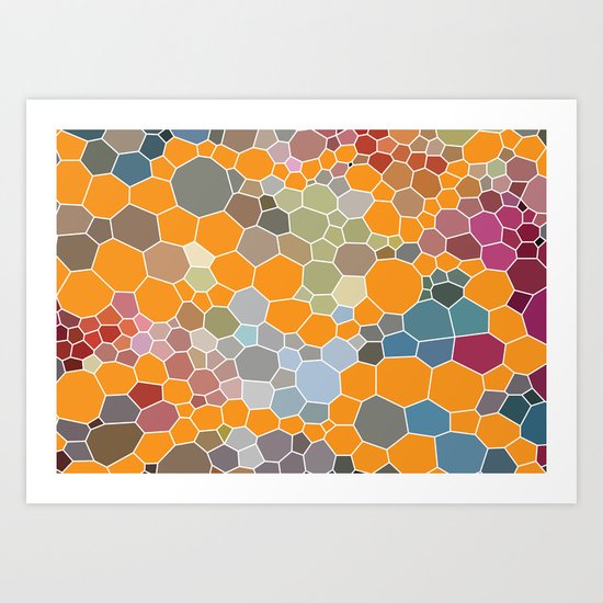 Exprimental Pattern XXIII Art Print