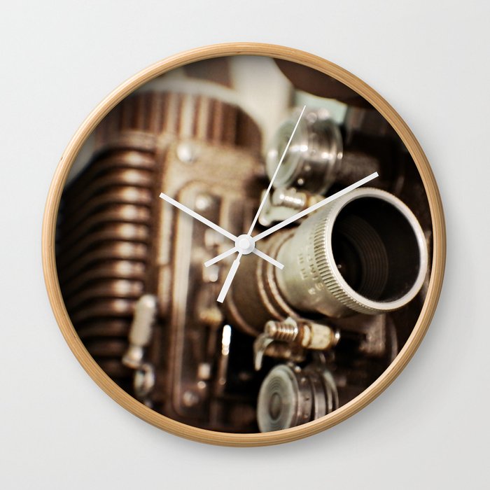 The Golden Age of Film Wall Clock