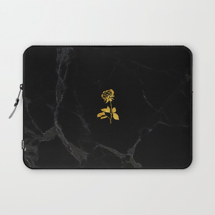 Forever Petal (Black Gold) Laptop Sleeve
