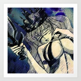Blind Lady Justice Art Print By Chandelina Society6