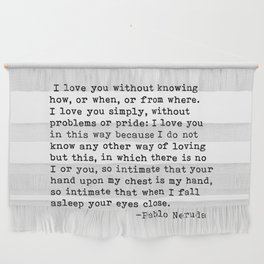I love you.... Wall Hanging