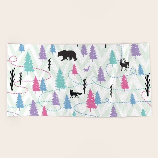 Forest Walk Beach Towel