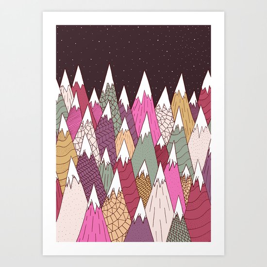 Woodland Warmth Art Print