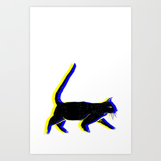 cat Art Print