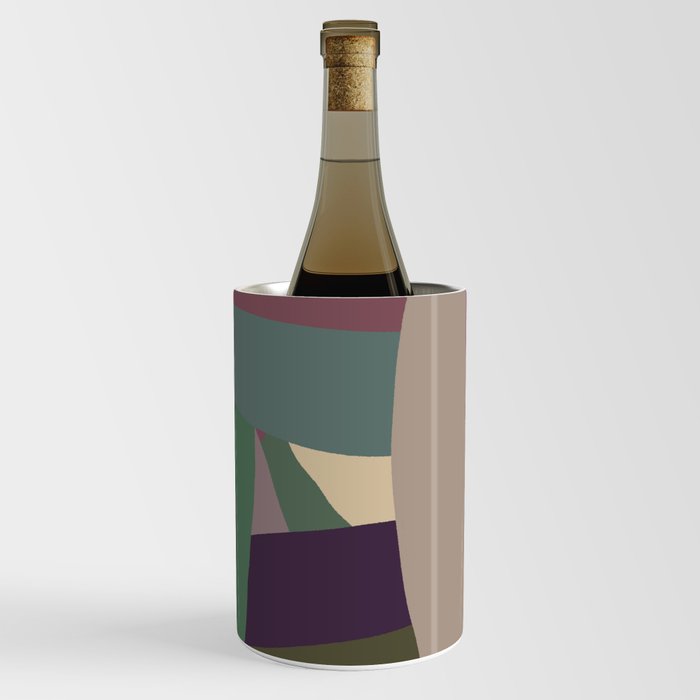 Dual Toned Leaves- Muted Wine Chiller