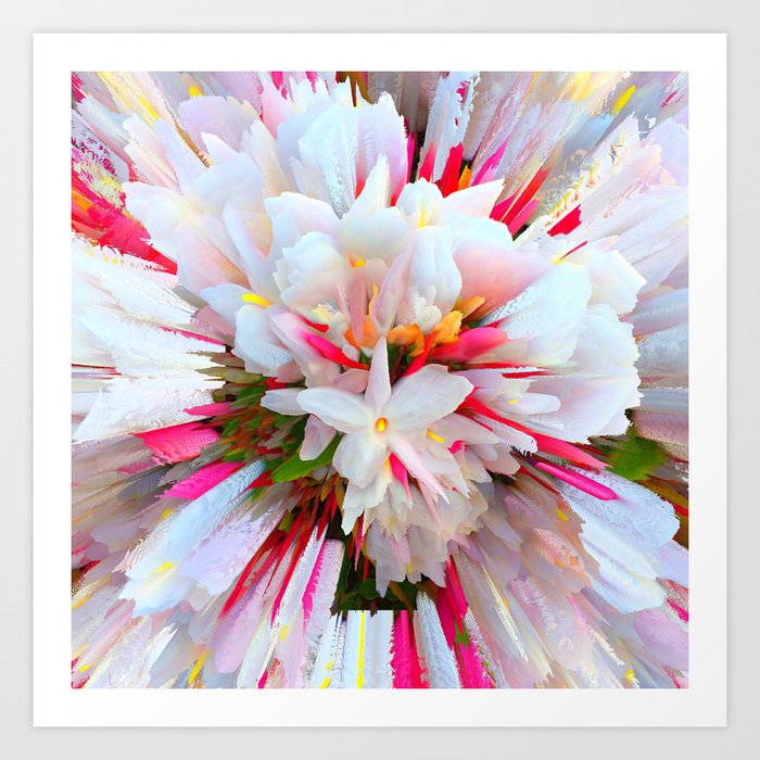 Flowers of  Pure Love Essence Art Print