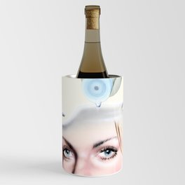 A Lady Reflected In The Lotion Wine Chiller
