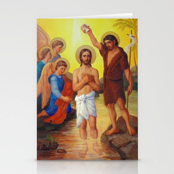 The Baptism Of Jesus Christ Stationery Cards By Svitozarnenyuk Society6