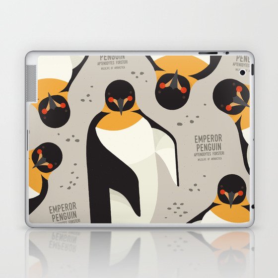 Emperor Penguin, Wildlife of Antarctica Laptop & iPad Skin