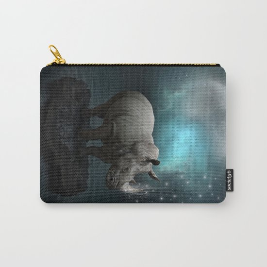 Power Is No Blessing In Itself v.2 (Protect the Rhino) Carry-All Pouch