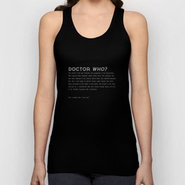 Doctor Who? Tank Top
