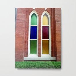 Stained Glass Windows 1 Metal Print