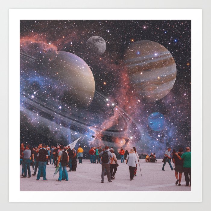 Cosmic Skies Art Print