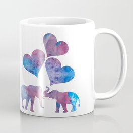 Elephants art Coffee Mug