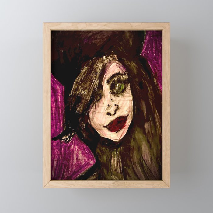 Winehouse Framed Mini Art Print