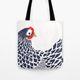 chicken stamp Tote Bag