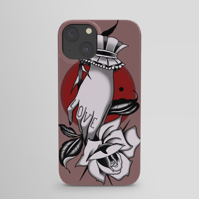 WHITE ROSE iPhone Case