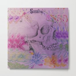 skullflower Metal Print