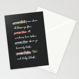 doxology Stationery Cards