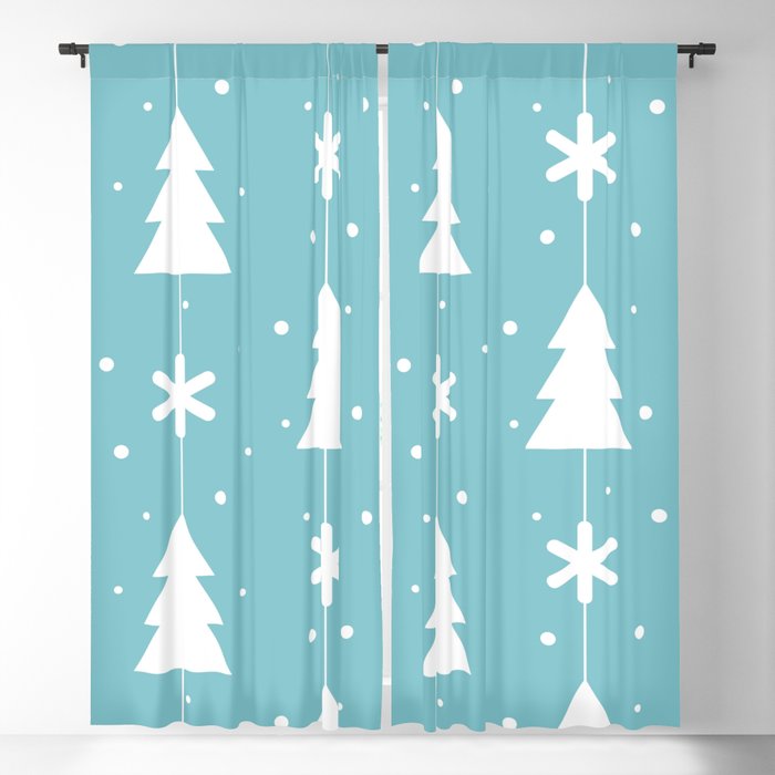 Christmas Pattern Blackout Curtain