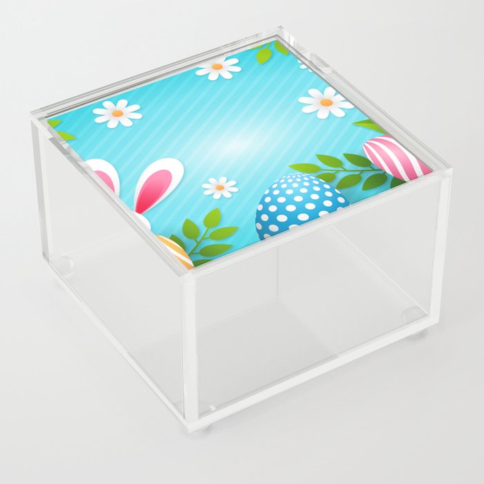 Easter Background Acrylic Box