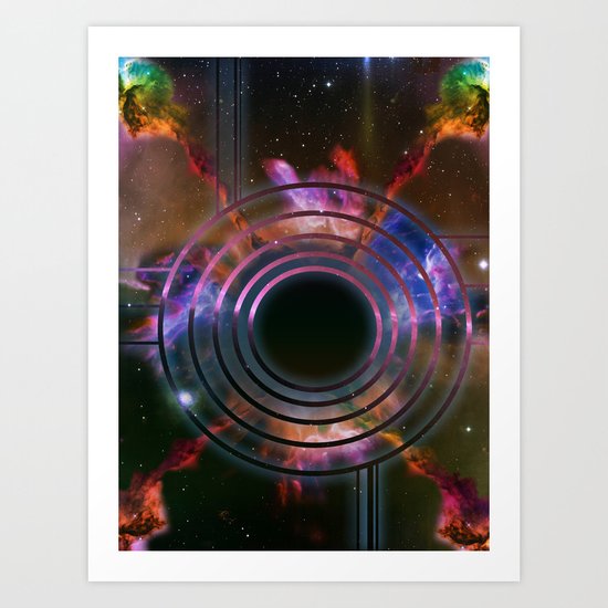 Wall of Space Art Print