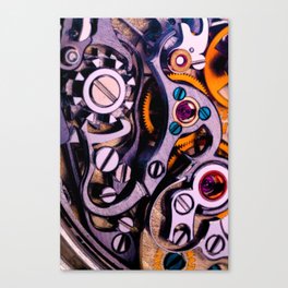 Time Machine In Color Canvas Print