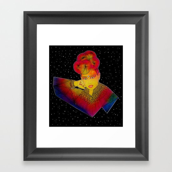 moon Framed Art Print