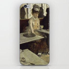 Edgar Degas In a cafe or L’Absinthe iPhone Skin