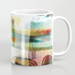 Abstract Stencil - When they leaf Coffee Mug