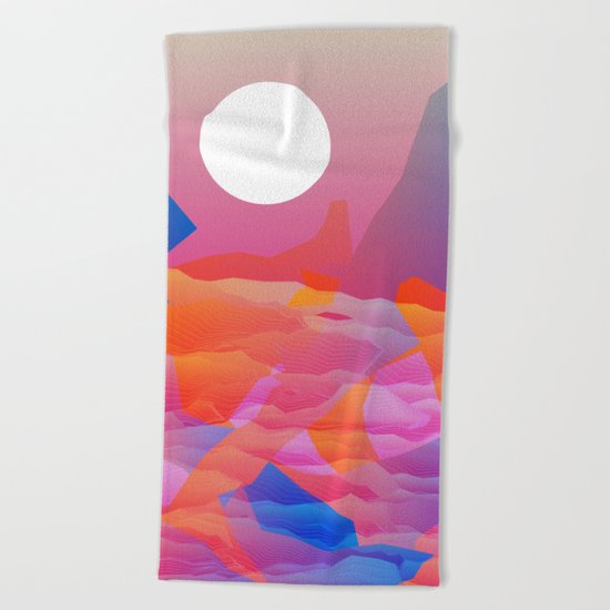 Magic Sunset at D Point Beach Towel