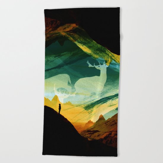Native Dreamcatcher Beach Towel