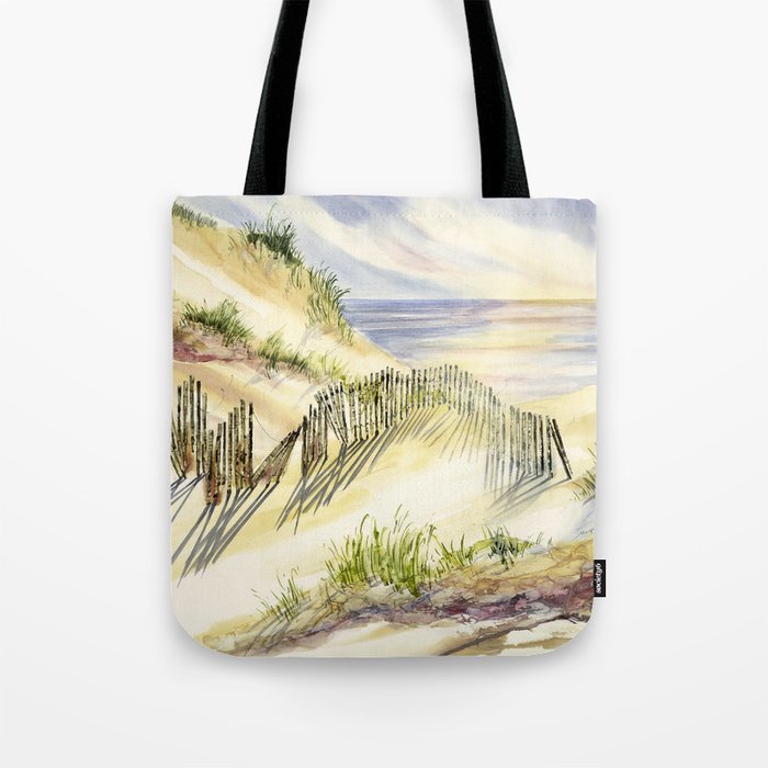 Shoreline Dune Shadows  Tote Bag