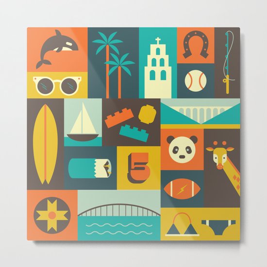 San Diego Metal Print