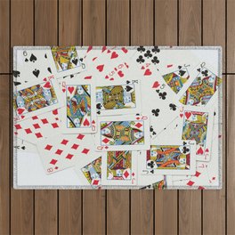 Card suits 2 Outdoor Rug