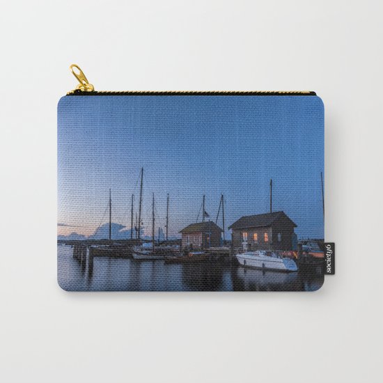 Blue Evening - After sundown at the coast Carry-All Pouch