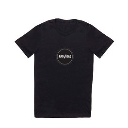 Rad Dad - Black Circle T-shirt