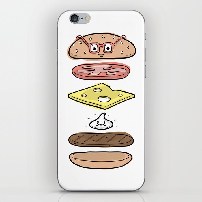 Friends Go Better Together 4/7 - Hamburger and Mayo iPhone Skin