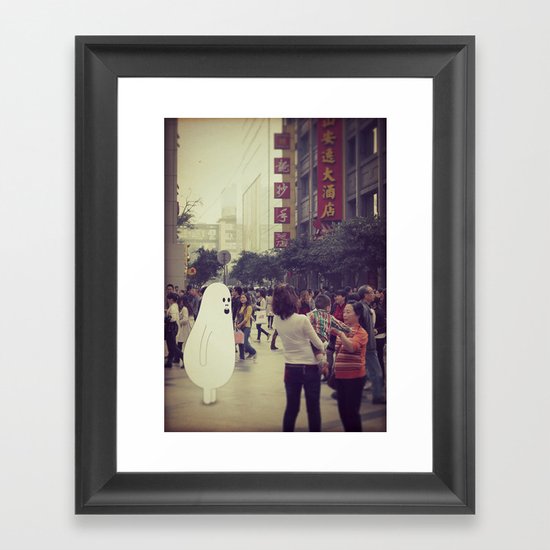 l o s t i n c h e n g d u Framed Art Print